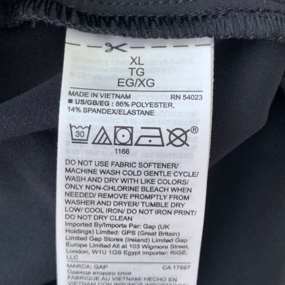 GAP GapFit woven studio joggers Black XL - Picture 8 of 9